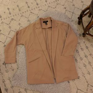 Forever 21 Oversized Camel Blazer